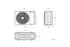 Tosot by GREE airco buitenunit 4-split R32 8,0 kW