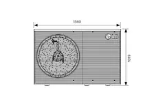 Pompe à chaleur LG Therma-V Monobloc 3 phases R290 14,0 kW