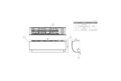 LG airco binnenunit Standard Plus Smart Inverter R32 5,0 kW