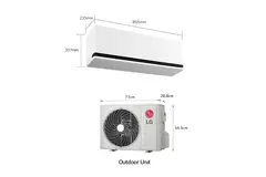 LG Dualcool Deluxe Dual Inverter airco R32 5,0 kW set