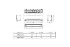MaxiCool AURORA Binnenunit 12HDI R32 3,5 kW