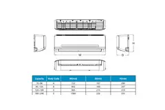 MaxiCool AURORA Climatiseur Inverter R32 7.0 kW set