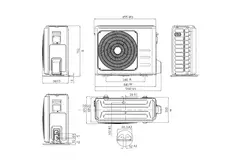 MaxiCool AURORA Climatiseur Inverter R32 7.0 kW set