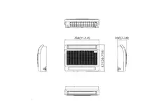 MaxiCool airco binnenunit Inverter Console R32 3,5 kW