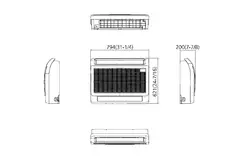 Maxicool Inverter Console airco R32 5,0 kW set