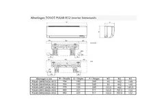 Tosot PULAR by GREE single split airco R32 2,2 kW set