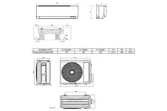 Tosot PULAR by GREE single split airco R32 3,5 kW set