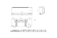 Tosot CLIVIA by GREE Unité intérieure Black Design R32 2,7-3,0 kW