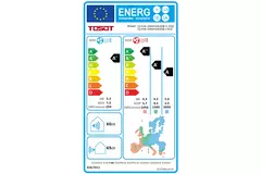 Tosot CLIVIA by GREE Inverter airco Black R32 5,3 kW set