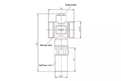 Vorstbeveiligingsklep warmtepomp monobloc 1'' aansluiting
