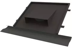 Thermoduct vlakke horizontale dakdoorvoer diameter 160 tbv hellend dak