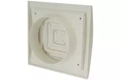 Grille de plafond carrée 150 x 150 mm diamètre : 100 blanc - ND10G