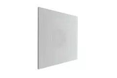 Geperforeerd plafondrooster voor afvoer 594x594 - ongeïsoleerd plenum zijaansluiting Ø 125 mm