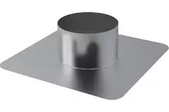 Plaque à coller Thermoduct en aluminium pour roof terminal de 160mm de diamètre - 25 degrés