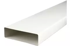 Rechthoekig kunststof ventilatiekanaal 220X55mm L=1 meter - K25-1