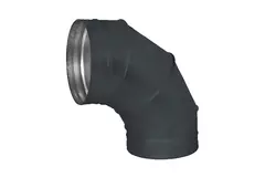 Spiro bocht 560 mm 90 graden (sendz. verz.) RAL7016