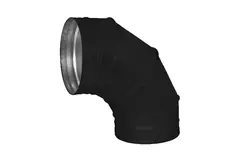 Spiro-Bogen 560 mm 90 Grad (sendz. verzinkt) RAL9005
