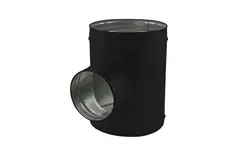 Spiro t-stuk diameter 315 mm - 160 mm (90 graden) (sendz. verz.) RAL9005