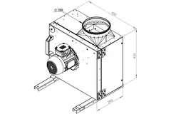 Boxventilator rookgas F400 - MPS 225 D2 F4 30