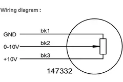 Ruck potentiometer 10kO - MTP 40