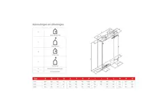 Ubbink WTW plafondunit Ubiflux F150 Plus met klokregeling