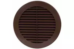 Grille à ailettes diamètre 150 mm marron - VR150B