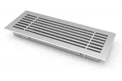 Staafrooster voor vloermontage met klemveren - 200x50 mm