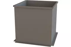 Alfa Compact Alu-Platte geneigt 400mm (2 - 60 Grad) (isoliert)