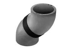 Geïsoleerde bocht EPS 45° diameter 160mm