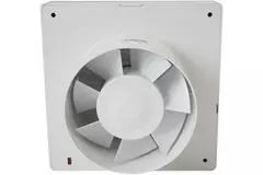 Badkamerventilator Ø 120 mm Wit met automatische sluitklep - luxe X120Z