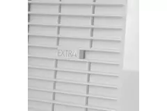 Badkamerventilator Ø 120 mm Wit met automatische sluitklep - luxe X120Z