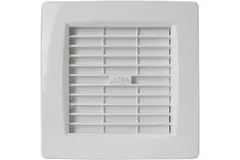 Badkamerventilator Ø 120 mm Wit met automatische sluitklep - luxe X120Z