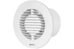 Badkamer ventilator rond Ø 100 mm wit - timer en vochtsensor - EA100HT