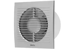 Badkamerventilator Ø 100 mm Zilver met timer en vochtsensor - standaard EE100HTS