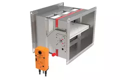 Brandklep rechthoekig servomotor 24V - E-FD25 150x350 M24 S