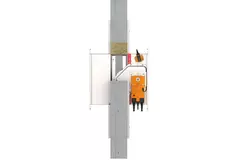 Brandklep rechthoekig servomotor 24V - E-FD25 150x350 M24 S