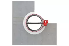 Brandklep rond 315 mm servomotor 24V - E-FDC25 D315 M24 S