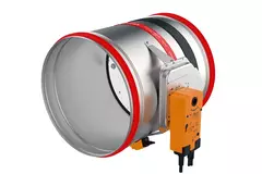 Brandklep rond 100 mm servomotor 230V - E-FDC25 D100 M230S