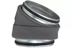 Thermoduct geïsoleerde bocht 30 graden diameter 250 mm