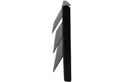 Grille murale extérieure montée en saillie 300mm x 100mm NOIR
