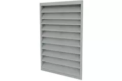 Buitenmuurrooster gegalvaniseerd staal 300x400