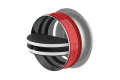 Clapet coupe-feu circulaire 125mm avec vanne de ventilation - E-BFDC V EI120S D125