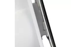 Badkamer ventilator Ø 100 mm met trekkoord en stekker - glazen front satijn goud