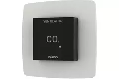 Duco CO2 ruimtesensor zonder bediening RF/Wired zwart