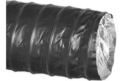 Combidec ventilatieslang aluminium met polyester buitenlaag ZWART Ø 100 mm (10 meter)