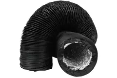 Combidec ventilatieslang aluminium met polyester buitenlaag ZWART Ø 100 mm (10 meter)