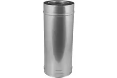 Concentrische diameter 80 - 125 mm buis L300 I316L/I304 (D0,5/0,5) (incl. afdichtingsrubbers binnenbuis)