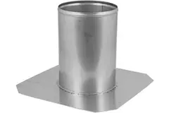 Dakdoorvoer voor buis diameter 450 mm plat dak INOX