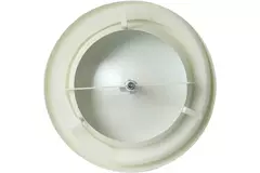 Ventilatie toevoer ventiel metaal Ø 200 RAL 9010 met klemveren - DVSC-P200
