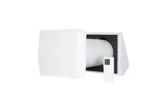 Decentrale WTW  HRU wall Ø100 met afstandsbediening - 25 m³/h - HRU-WALL-RC-100-25-PEG